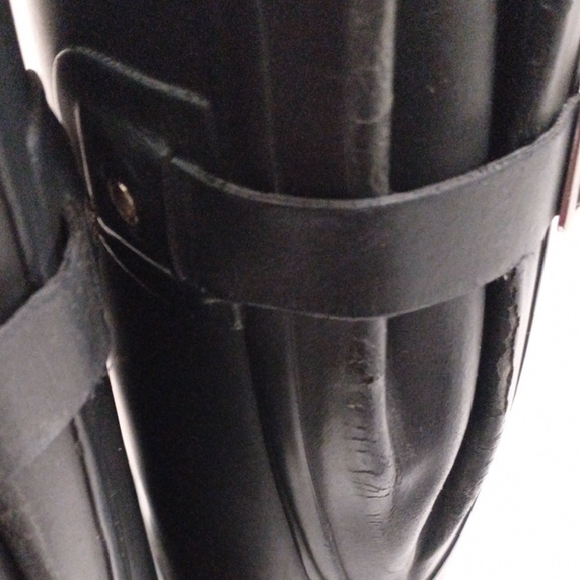 Hunter Black Women's Winter & Rain Knee High Tall Boots Women's Size US 10 - Picture 12 of 17